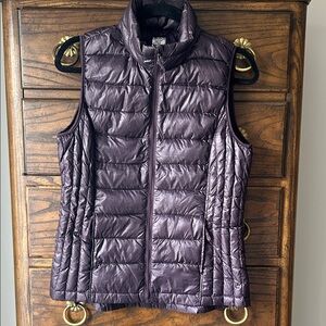 Weatherproof 32Degrees Heat Women's Dark Purple Puffer Vest